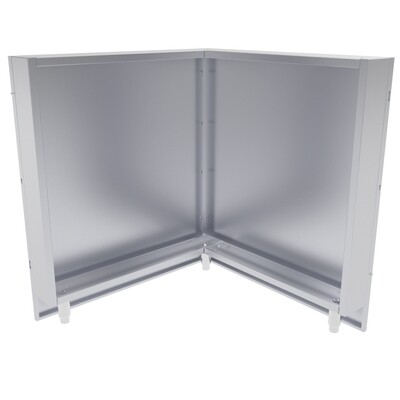 90 Degree 31” X 31” Component Cabinet Back Panel Package - Item No SCC31BP90 &amp; SCC3SP90