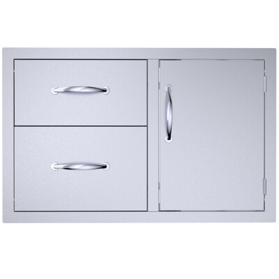 Classic Series 36" Double Drawer Door Combo - C-DDC36