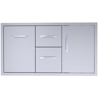 Signature Series 42" Double Drawer Door Combo -BA-DDC42