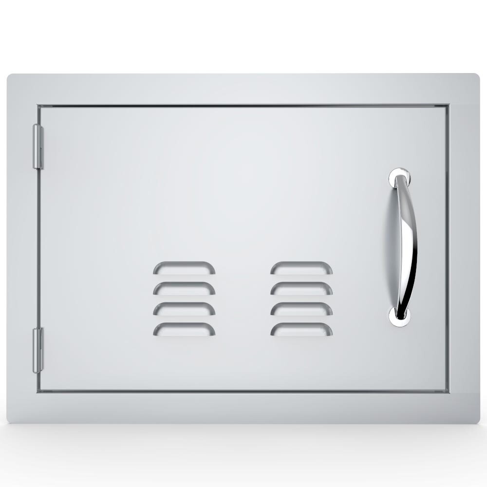 14&quot; x 20&quot; Horizontal Vented Right Swing Single Access Door - A-DH1420-L