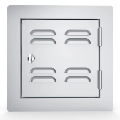 Classic Series Flush Style 12" x 12" Left Swing Vented Door - Item No. C-VSDR12