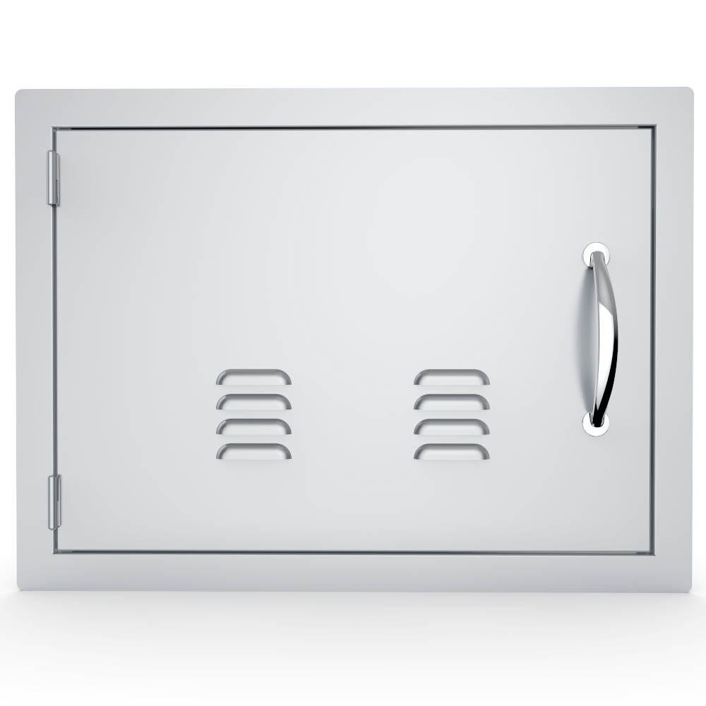 17&quot; x 24&quot; Left Swing Horizontal Single Access Vented Door - A-DH1724-L