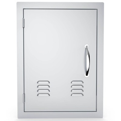 17&quot; x 24&quot; Left Swing Vertical Single Access Vented Door - A-DV1724-L
