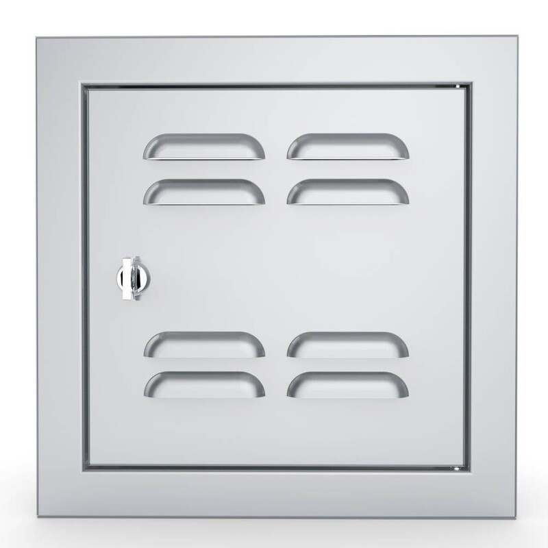 Signature Series 12&quot; x 12&quot; Right Swing Utility Access Door Vented - BA-VSDR12