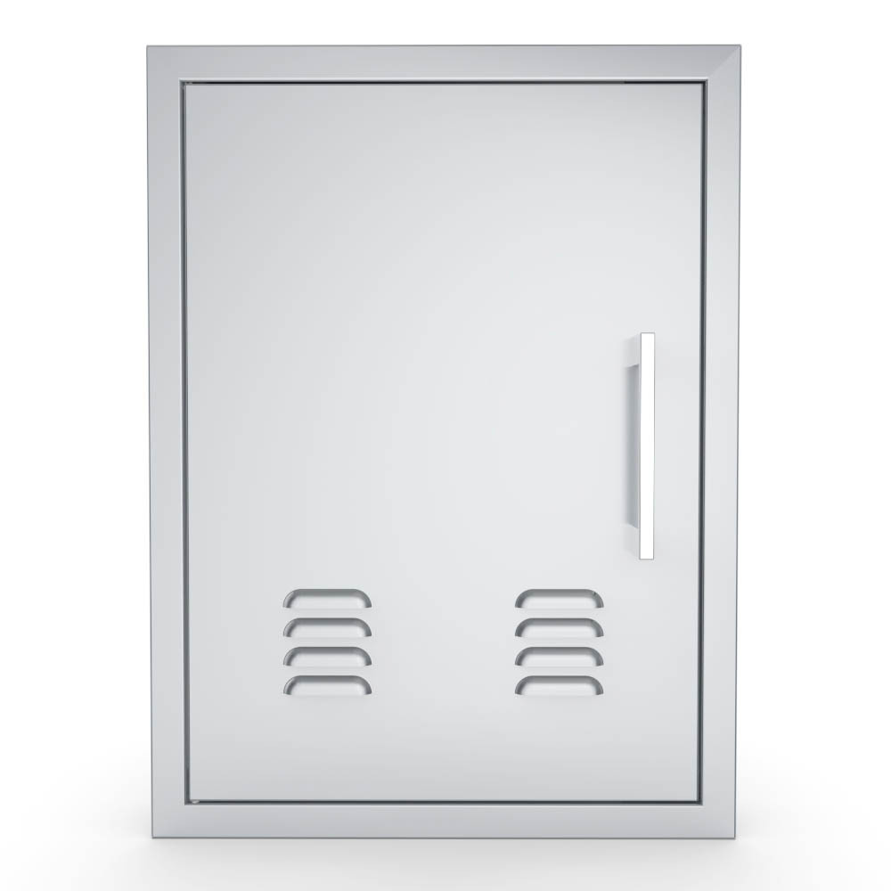 Signature Series 14″ x 20″ Beveled Frame Left Swing Vertical Vented Door  – BA-VDVL1724