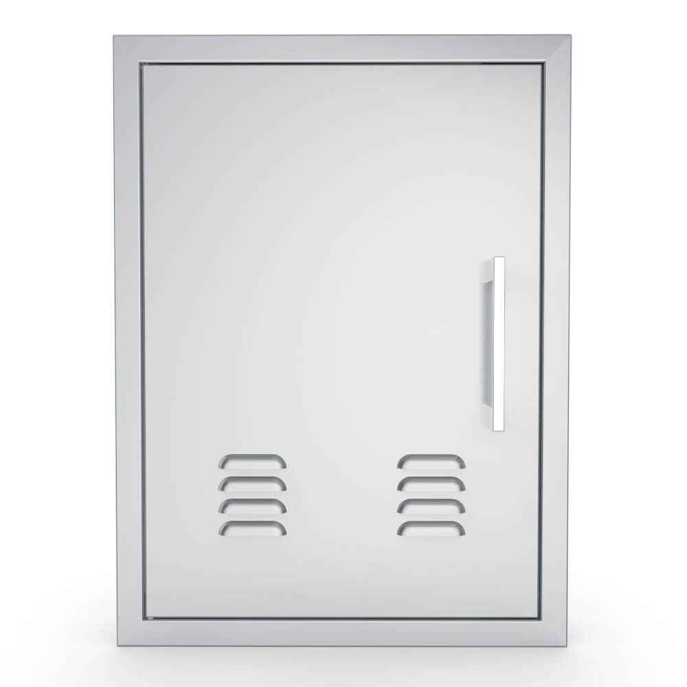 Signature Series 14&quot; x 20&quot; Beveled Frame Left Swing Vertical Vented Door  - BA-VDVL1724