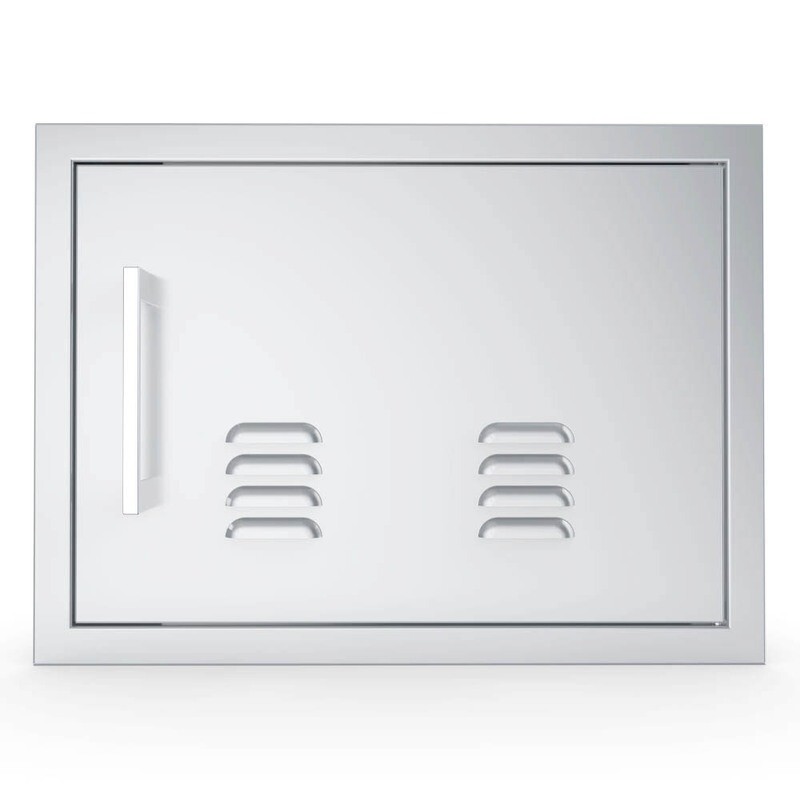 Signature Series 14&quot; x 20&quot; Beveled Frame Right Swing Horizontal Vented Door - BA-VDHR1420