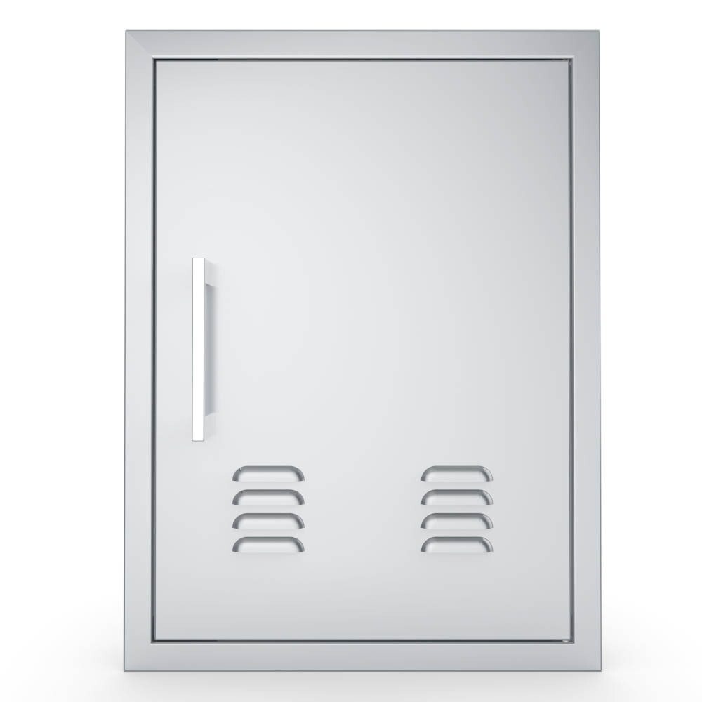 Signature Series 14&quot; x 20&quot; Beveled Frame Right Swing Vertical Vented Door  - BA-VDVR1724