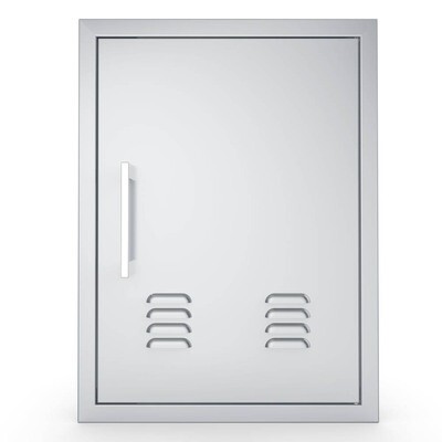 Signature Series 14&quot; x 20&quot; Beveled Frame Right Swing Vertical Vented Door  - BA-VDVR1724