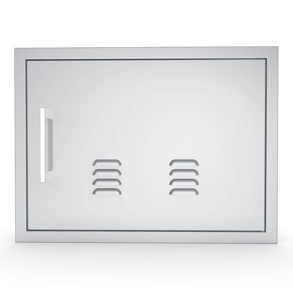 Signature Series 17&quot; x 24&quot; Beveled Frame Left Swing Horizontal Vented Door - BA-VDHR1724