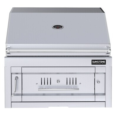 28&quot; Single Zone 304 Stainless Steel Charcoal Grill