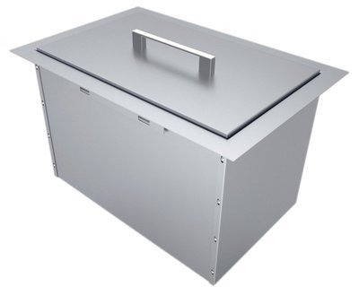 Over/Under 14&quot; x 12&quot; Height Single Basin Insulated Wall Ice Chest w/Cover Item No. B-IC14