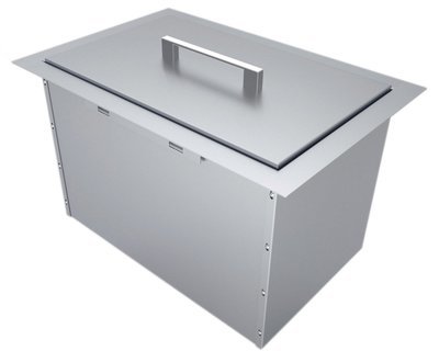 Over/Under 14" x 12" Height Single Basin Insulated Wall Ice Chest w/Cover Item No. B-IC14