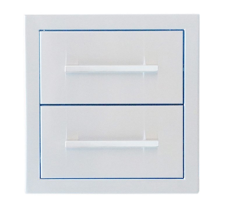 Signature Series 12&quot; Beveled Frame Double Drawer - Item No. BA-DD12