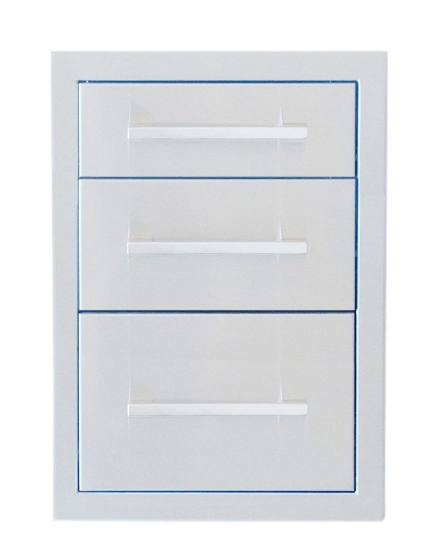 Signature Series 18&quot; Beveled Frame Triple Drawer - Item No. BA-TD18