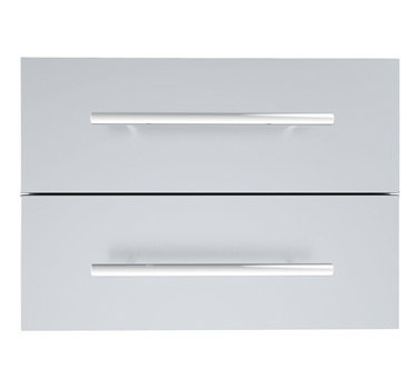 Designer Series 13&quot;Height Multi-Configurable Double Drawer w/Self-Leveling Legs - Item No. DE-DD13