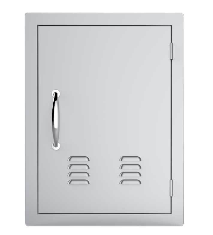 17&quot; x 24&quot; Right Swing Vertical Single Access Vented Door