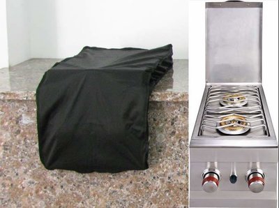 Waterproof cover for Slide Out Double Burner -Size:15&quot; W x 35-3/8&quot; H x 3-7/8&quot; D