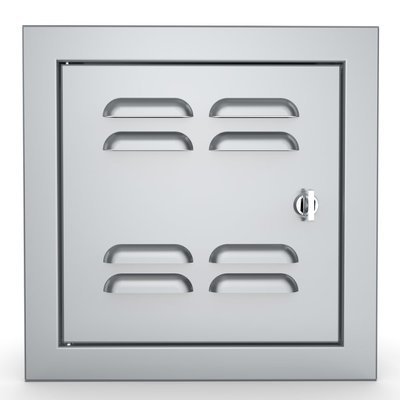 Signature Series 12&quot; x 12&quot; Left Swing Utility Access Door Vented - BA-VSDL12
