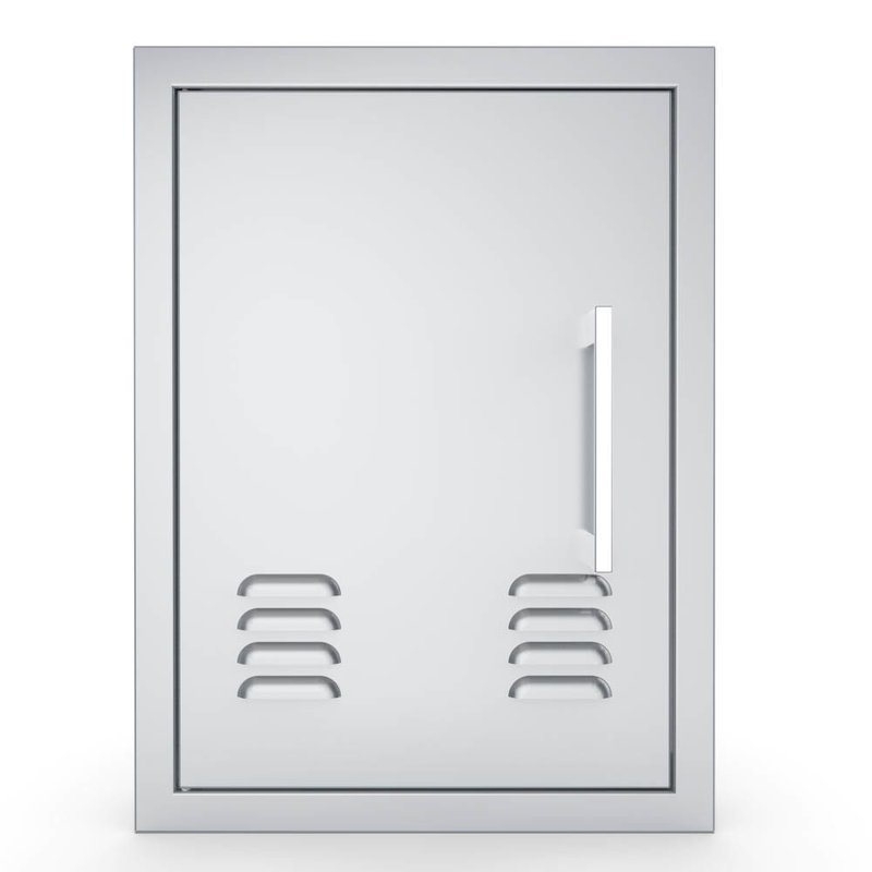 Signature Series Vertical Belved Frame Single Access Doors Vented