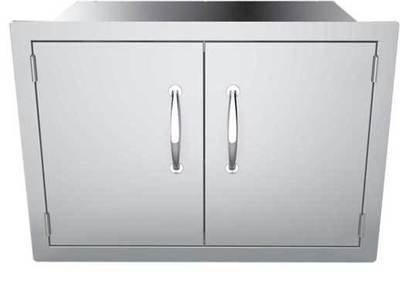 30" Flush Mount Double Door Dry Storage Pantry - Item No. DSH30