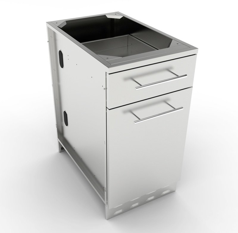 18&quot;Propane/Trash Drawer Combo Cabinet Item No. SBC18SLPCD
