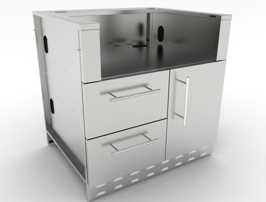 34&quot; Sunstone Gas Grill Base Cabinet  - Item No. SAC34GLPCD