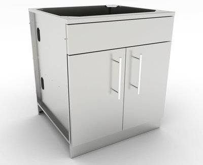 30&quot; Double Door Base Cabinet w/Shelf &amp; Reversible Top Drawer or False Panel