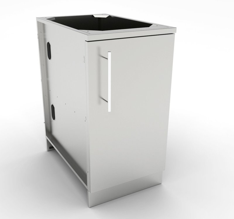 18&quot; Full Height Right Swing Door Cabinet w/Shelf  - Item No. SBC18FSDR