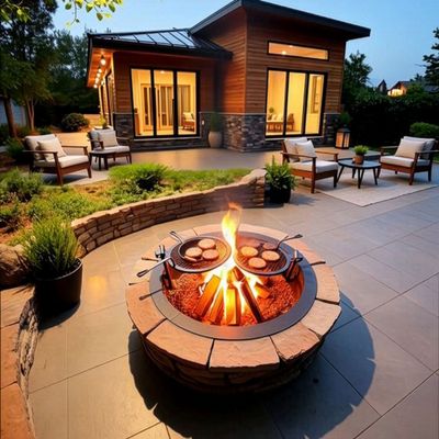 Smokeless Fire-Pit Inserts