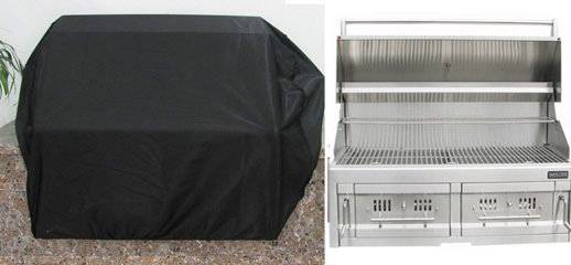 Waterproof Grill Cover for 42″ Drop in Charcoal Grills- Size 48.8″ W x 31″ H – CDZ42