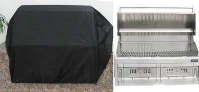 Waterproof Grill Cover for 42" Drop in Charcoal Grills- Size 48.8" W x 31" H - CDZ42