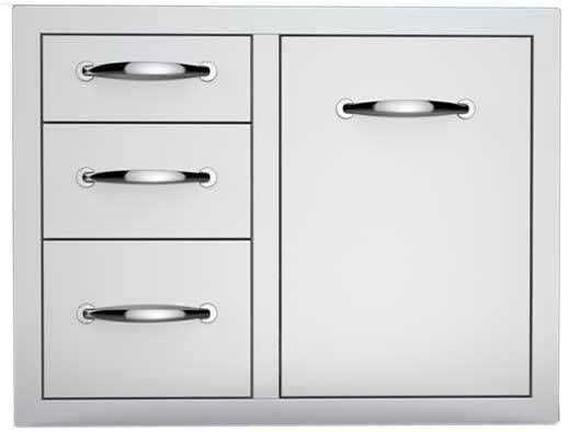 30" Tank Tray Triple Drawer Combo - A-LPCTD30