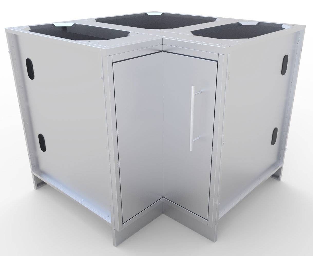 12"x12" Corner Cabinet with Swivel Shelves - SBC12SLS