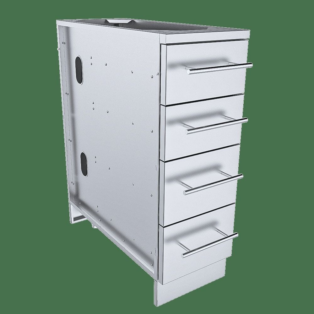 Sunstone 12" 4 Multi Drawer Storage Base Cabinet - SBC12SMD