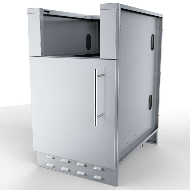 20" Sunstone Appliance Cabinet for UpTo 14-1/2 In. Cut-Out Width Appliance or BarStation w/Left Swing Door  - SAC20CSDL