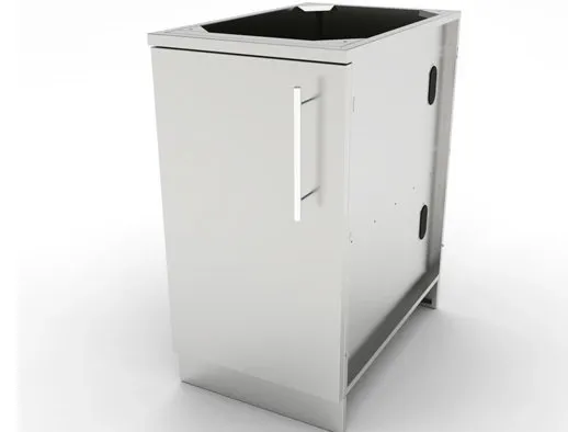 18" Full Height Left Swing Door Cabinet w/Shelf  - Item No. SBC18FSDL