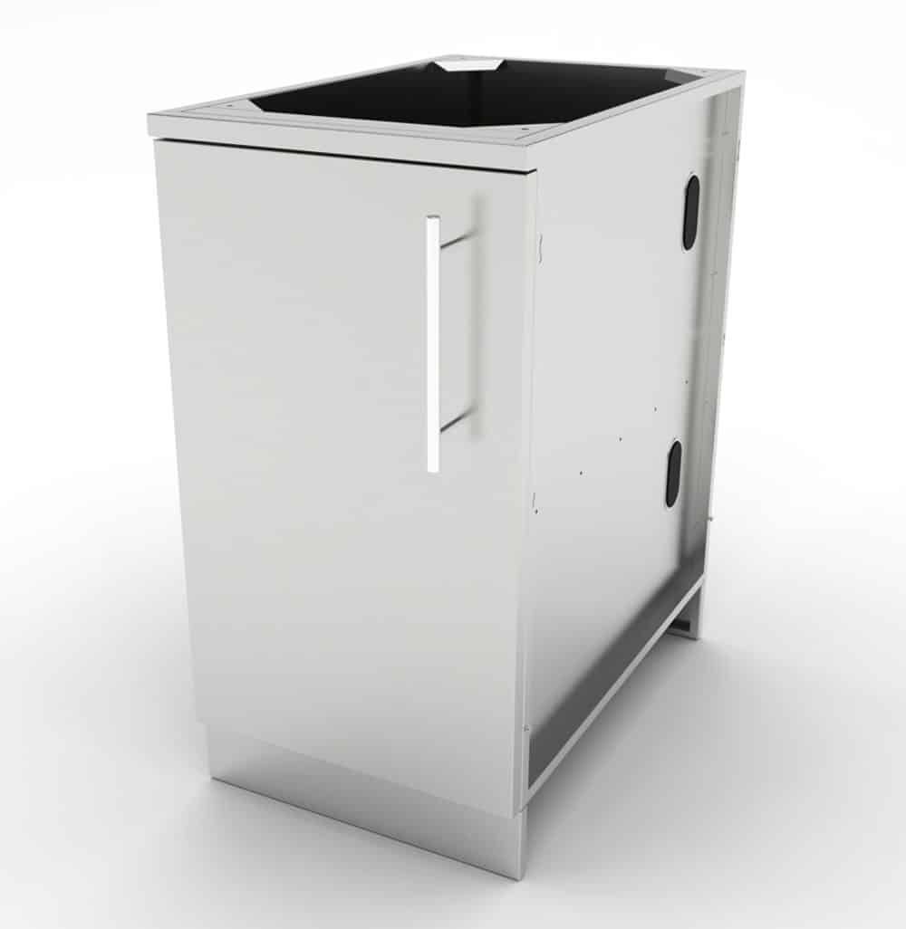 18" Full Height Left Swing Door Cabinet w/Shelf - SBC18FSDL