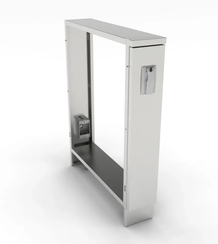 6" Spacer Base Cabinet w/Front &amp; Back Interior Electrical Box  - Item No. SBC6SPEL