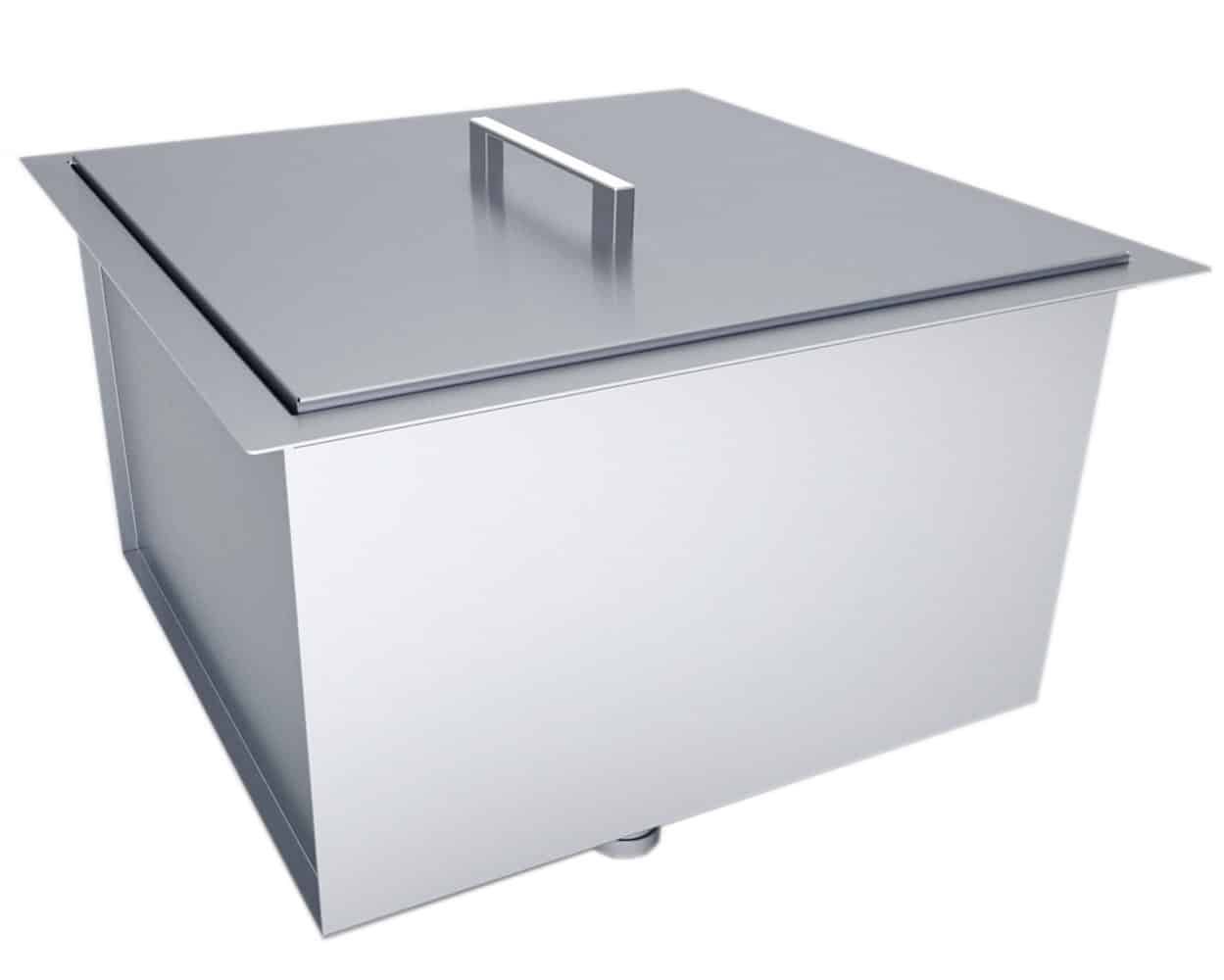 Superior Over/Under 20″ Single Basin Sink with Cover – B‑SK20
