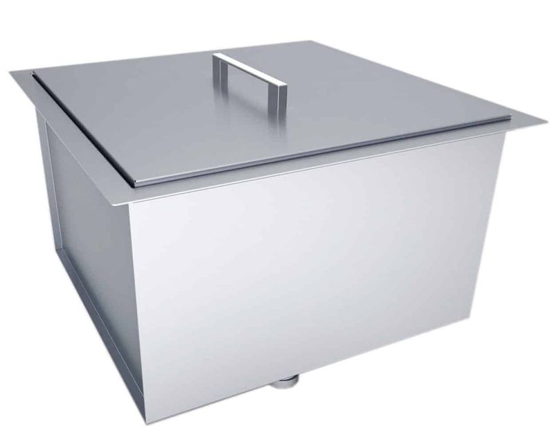 Superior Over/Under 20″ Single Basin Sink with Cover – B‑SK20