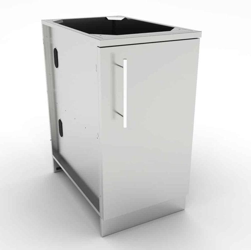 18" Full Height Right Swing Door Cabinet w/Shelf - SBC18FSDR