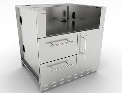 34" Sunstone Gas Grill Base Cabinet  - SAC34GLPCD