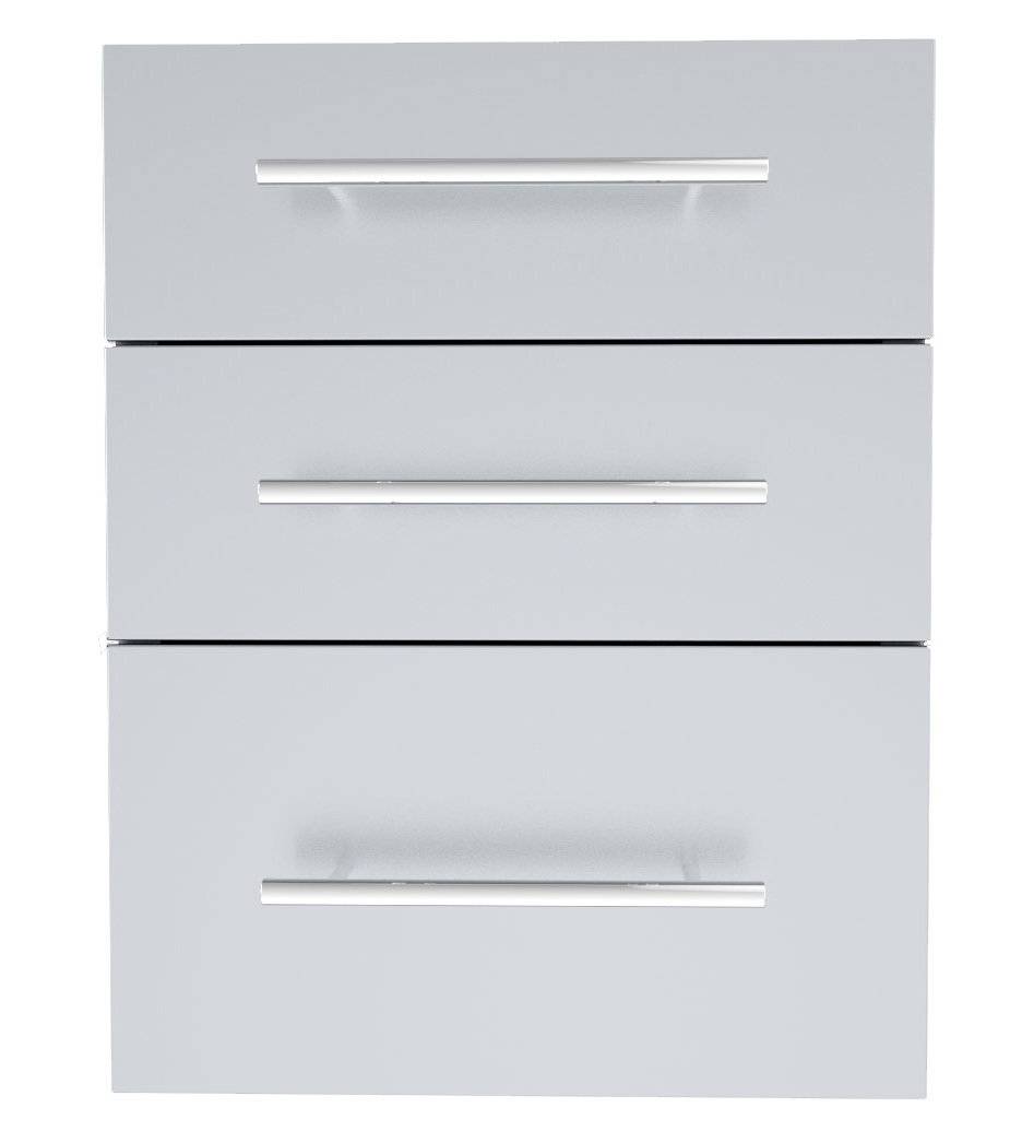 Designer Series 23″Height Multi-Configurable Triple Drawer w/Self-Leveling Legs – DE-TD23