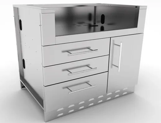 40" Sunstone Gas Grill Base Cabinet  - Item No. SAC40GLPCD