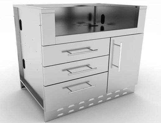 40″ Sunstone Gas Grill Base Cabinet  – SAC40GLPCD