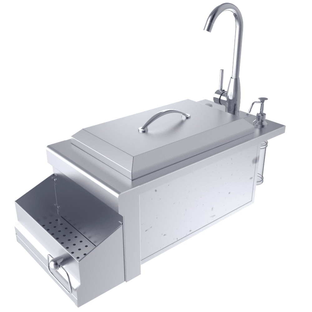 Elite 14″ Bar Sink & Cocktail Station – All‑in‑One Ruby Series B‑RBC14