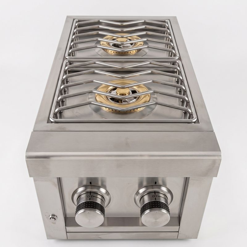 Ruby Series 13 Inch Slide in Versa Double Burner - SUN13VDB