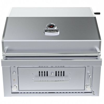 Sunstone® Series 30” Gas Burners Hybrid Single Zone Charcoal/Wood Burning w/Infra-Red Burner Grill – SUNCHZ30