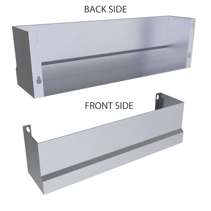 Heavy-Duty Speed Rail Pocket Shelf - Item No:  SCC30KB-SPRAIL